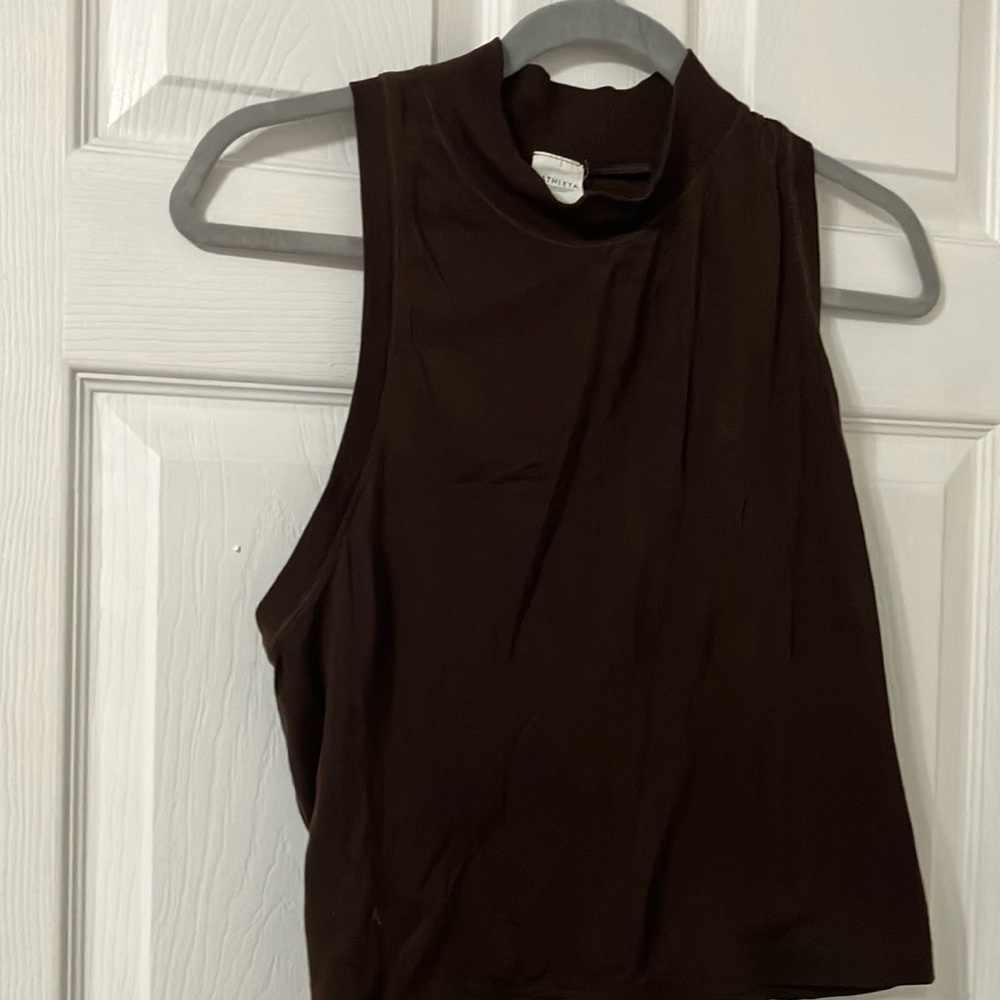Athleta Sleeveless Brown Top